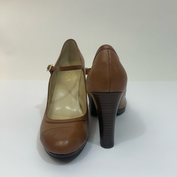 Lauren Ralph Lauren Brown Heels with Strap size 7.5 - Picture 6 of 12